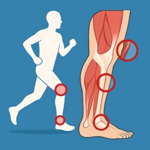 Key runner injury sites
